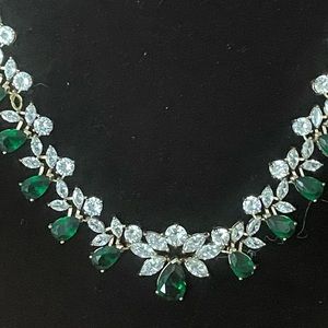 Stunning Emerald Crystal Necklace